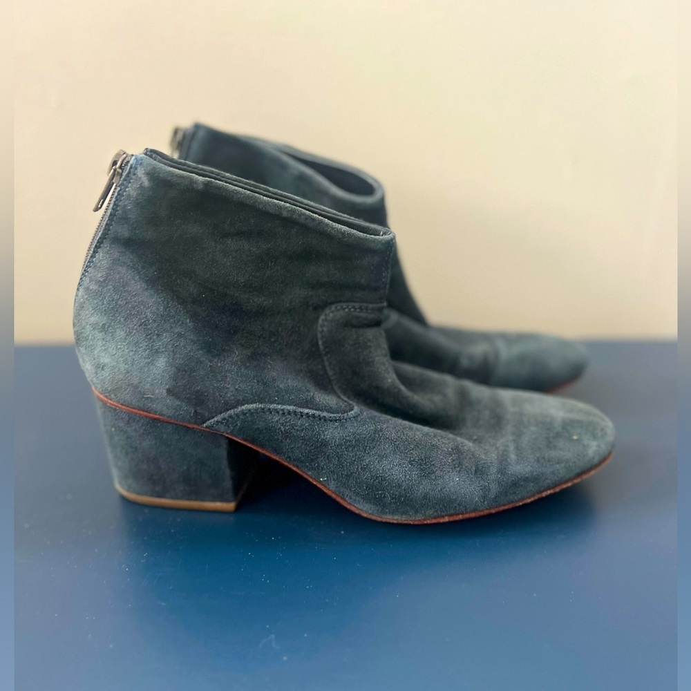 Blue Suede Rachel Comey Boots - 8 - Picture 2 of 6
